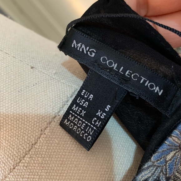 MANGO COLLECTION- Paisely dress shirred waist - Picture 7 of 7